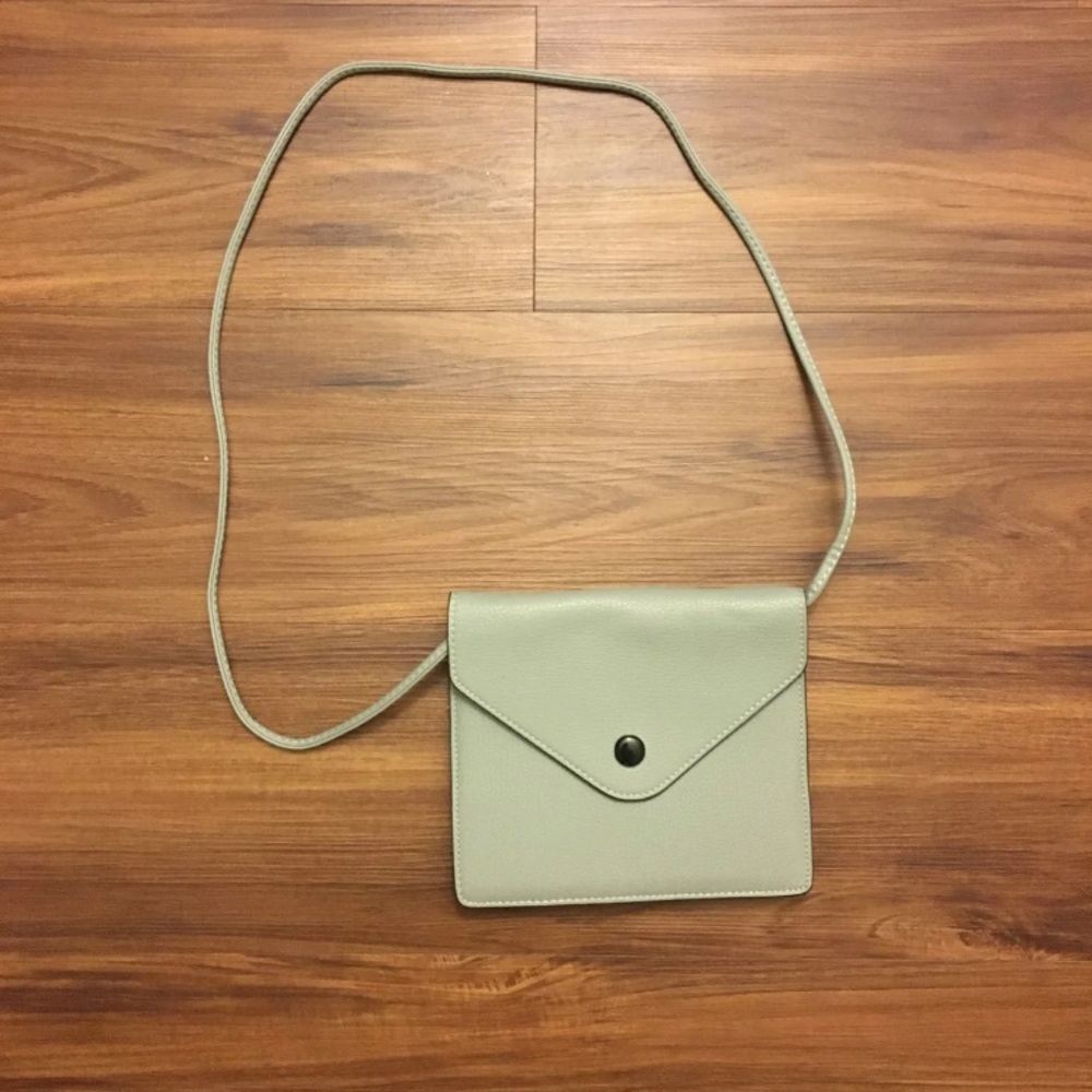 Green/grey crossbody
